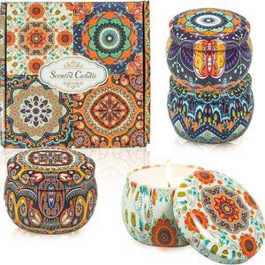 TEECOO set of 4 scented candles- box opened but candles never used